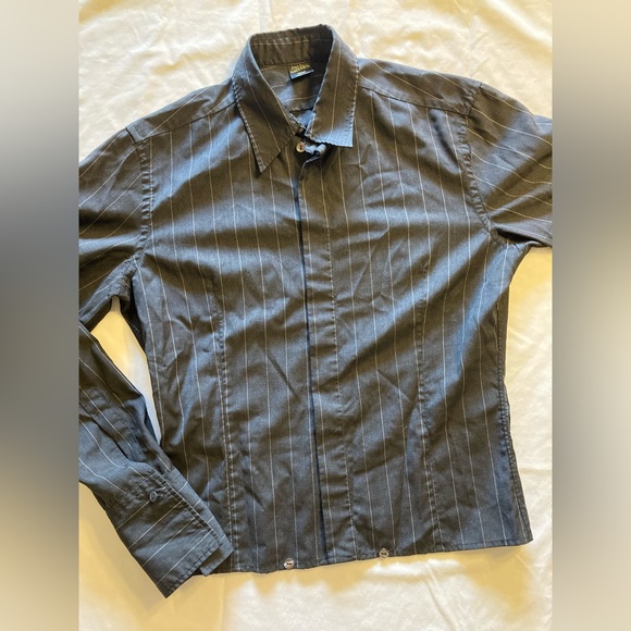 Jean Paul Gaultier Other - 2000s Jean Paul Gautier Men's Gray Striped Shirt